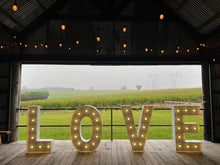Load image into Gallery viewer, Giant (1.2m) Light Up Marquee "LOVE" Letters (For Hire)
