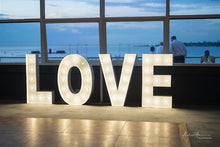 Load image into Gallery viewer, LOVE Letters, Flower Wall & Giant Games Wedding Setup | For Hire in Melbourne