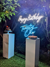 Load image into Gallery viewer, Hire: Twenty One (Multicoloured) Neon Sign
