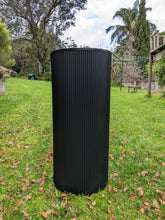 Load image into Gallery viewer, Round Ribbed Plinths - White, Black, Gold & Pink (Cake Stand) For Hire