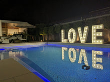 Load image into Gallery viewer, Giant (1.2m) Light Up Marquee "LOVE" Letters (For Hire)