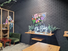 Load image into Gallery viewer, Oh Baby (Shower) Neon Sign For Hire
