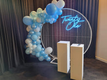 Load image into Gallery viewer, Birthday Party Pack for Hire - Neon Sign, Backdrop & Plinths