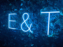 Load image into Gallery viewer, Custom Couple Initials Neon Sign
