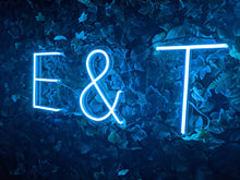 Load image into Gallery viewer, Custom Couple Initials Neon Sign