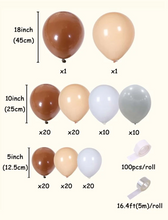 Load image into Gallery viewer, DIY Balloon Garland Kit - Choccy & Beige