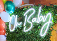 Load image into Gallery viewer, Oh Baby (Shower) Neon Sign For Hire