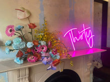 Load image into Gallery viewer, Thirty Neon Sign For Hire