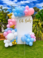 Load image into Gallery viewer, Baby Shower / Gender Reveal Backdrop (with Balloons) - For Hire

