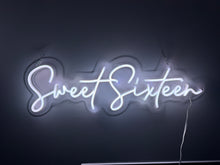 Load image into Gallery viewer, Sweet Sixteen (Multicoloured) Neon Sign - For Hire
