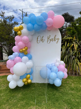 Load image into Gallery viewer, Baby Shower / Gender Reveal Backdrop (with Balloons) - For Hire
