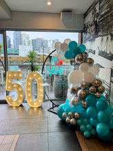 Load image into Gallery viewer, Giant Light Up Marquee &quot;50&quot; Numbers (For Hire) - 1.2m
