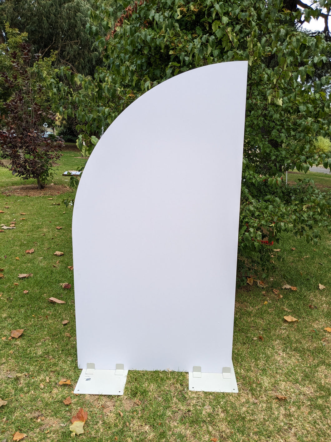 White Sail Arch Backdrop (for hire)
