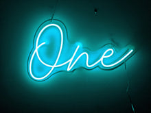 Load image into Gallery viewer, One (Multicoloured) Neon Sign For Hire

