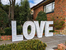 Load image into Gallery viewer, Giant (1.2m) Light Up Marquee &quot;LOVE&quot; Letters (For Hire)

