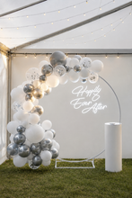 Load image into Gallery viewer, Wedding / Engagement Props for hire - Neon Sign, Backdrop and Plinths

