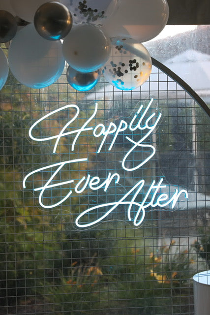 Happily Ever After (Multicoloured) Neon Sign For Hire