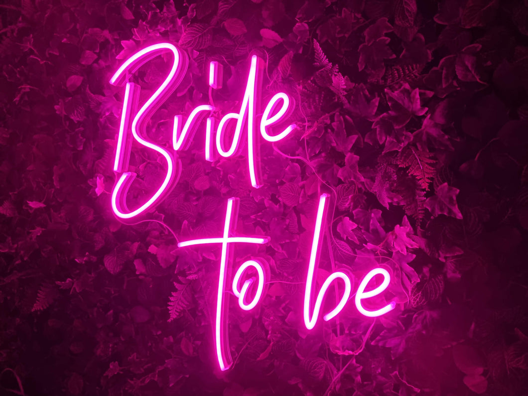 Bride to Be (Multicoloured) Neon Sign For Hire