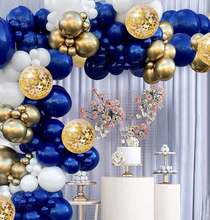 Load image into Gallery viewer, DIY Balloon Garland Kit - Royal Blue &amp; Gold
