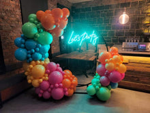 Load image into Gallery viewer, Let&#39;s Party (Multicoloured) Neon Sign For Hire
