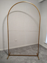 Load image into Gallery viewer, Arch Mesh Frame (Gold) For Hire
