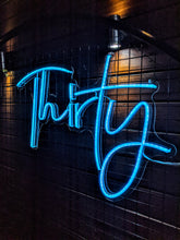 Load image into Gallery viewer, Thirty Neon Sign For Hire
