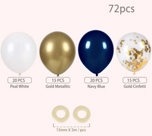 Load image into Gallery viewer, DIY Balloon Garland Kit - Royal Blue &amp; Gold
