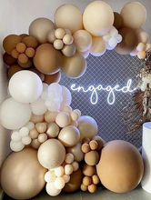 Load image into Gallery viewer, DIY Balloon Garland Kit - Choccy &amp; Beige
