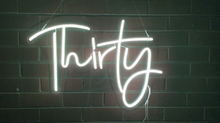 Load image into Gallery viewer, Thirty Neon Sign For Hire
